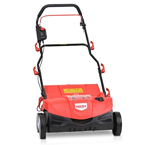 HECHT Akku-Vertikutierer 1384 Rasen-Lüfter (1800 W, inkl. 2 Walzen, 5