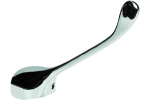 Idroweb Maniglia a leva per rubinetto Lavello Argento Metallo Lega di acciaio