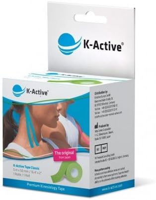 Kinesiotape Bandage K-active 5&nbsp;cm x 5&nbsp;m 1&nbsp;Roll Green