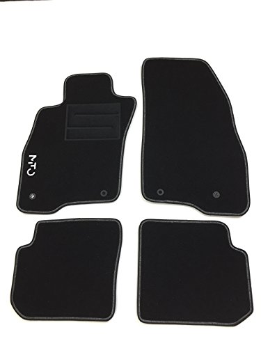 ASC Tappetini Auto Su Misura Per VW T-Cross 2019-2021 – Set 4 Pezzi In Moquette Con Battitacco In Gomma E Bordo Antiscivolo