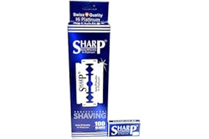 Razor Blades Club 100 cuchillas de afeitar Sharp Hi Platinum