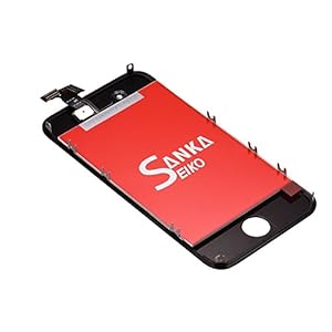 SANKA Schermo Display LCD Assembly Digitizer Sostituzione Schermo per iPhone 4-Nero - immagine 4