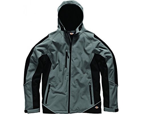 Dickies JW7010 GYB3XL Softshell Jacket Two Tone Size 3XL in Grey/Black,  3X-Large