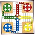 Folding Ludo Board Game, Ludo Board Game With Dice And Counters For 2-4 Players, - Pack of 1