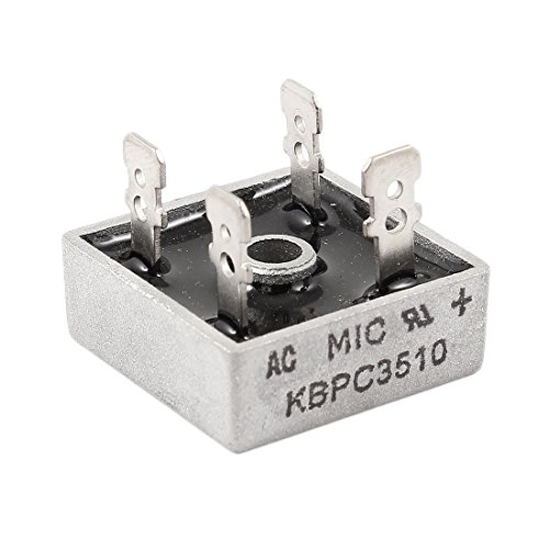 sourcingmap® KBPC3510 Metall Deckel Brücke Gleichrichter Single-Phase 1KV 35A Amp