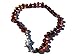 Amber Pumpkin Adjustable Amber Anklet / Bracelet (Dark Cherry)