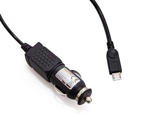 caseroxxCar Charger Car Charger for Elephone Ele-Cam Explorer, flexible charger for charging at 12V socket or cigarette lighter in the vehicle