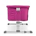 Chicco Next2Me Side-Sleeping Crib (Fuscia) With Free Organic Fitted Sheet