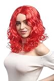 Farbcode: PC13 WIG ME UP - XR-010-PC13 Perücke Damen Karneval Fasching lang Volumen Locken lockig Mittelscheitel Rot 50 cm
