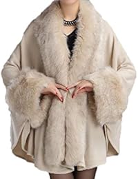 Otoño Y El Invierno De Piel De Cuello De Cuello Manto De Chaqueta De Punto Chaqueta De Punto