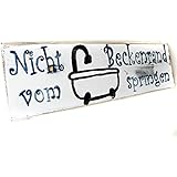 Holzschild, nicht vom Beckenrand springen