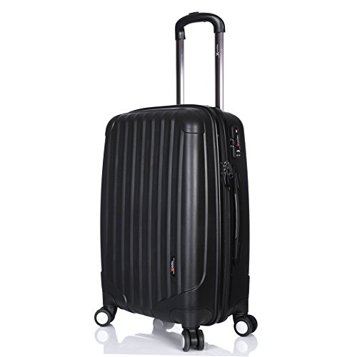Preisvergleich Produktbild LuggageX , Herren Unisex-Erwachsene Damen Koffer schwarz schwarz 28" (70cm)