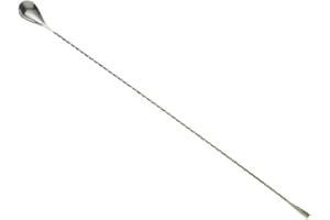 Barfly Teardrop Bar Spoon, End 19 5/8" (50 cm) en acier inoxydable