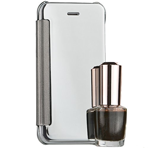 WeLoveCase Funda Tapa iPhone SE Espejo Carcasas iPhone 5S R gido Fundas Moviles PC Dura Cubierta Protecci n Flip Cover Folio Case Resistente Piel Funda de Cuero para Apple iPhone 5 5S SE Plata reviews WeLoveCase Funda Tapa iPhone SE Espejo Carcasas iPhone 5S R gido Fundas Moviles PC Dura Cubierta Protecci n Flip Cover Folio Case Resistente Piel Funda de Cuero para Apple iPhone 5 5S SE Plata