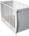 First for Babies - Sleigh Cot With Rollaway Drawer (White)