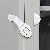 HBF 10 Stück entfernbar Baby Türsicherung | Schrank Schubladen | Kindersicherung Türriegel Schloß & Kinder Verschluß Sorgfalt Schutz für Schrank Türen Kühlschränke - 5