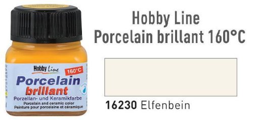 Hobby Line Porzellanmalfarbe, 20ml, Elfenbein