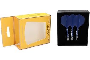 CUESOUL ROST T19 Asta e Aletta per Freccette Integrate, Forma Standard, Set da 3