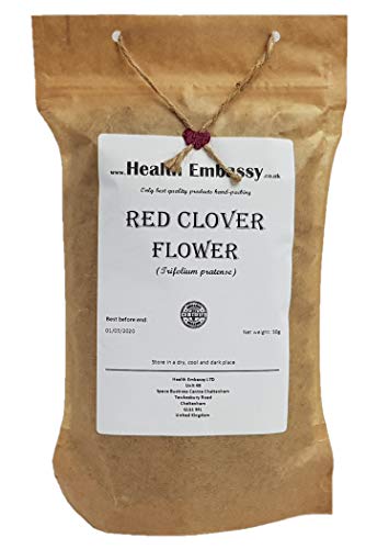 Flor del Trébol Rojo 50g ( Trifolium pratense ) té de hierbas / Red Clover Flower 50g - Health Embassy - 100% Natural