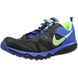 Nike Dual Fusion Trail, Calzado Deportivo para Hombre, Black/Ghost Green-Soar, 42.5 EU