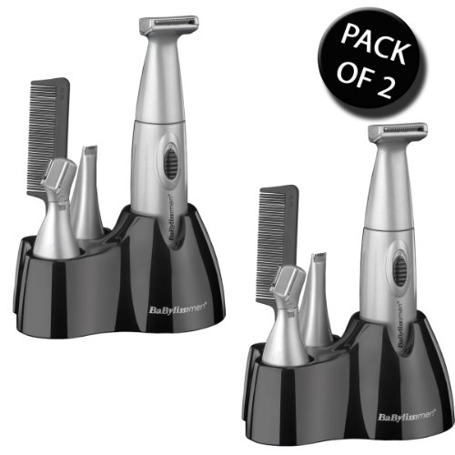 2x Babyliss 7040CU 6 in 1 Personal Grooming Kit for Men