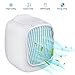 Produktbild CHENNAO Luftkühlerlüfter, Mini-Klimaanlage tragbar, Touch-Steuerung 3 Lüftergeschwindigkeiten USB-fähiger persönlicher Raumklimaanlagenlüfter Desktop-Mobilklimaanlagenlüfter for das Büro zu Hause im F