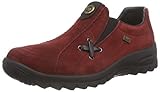 Befestigung: Slip-on Rieker Damen L7171 Slipper, Rot (wine/Schwarz/35), 39