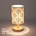 Produktbild 3D Nachtlicht Lampeneinfache Massivholz Tischlampe Warmfütterung Mini Schlafzimmer Nachttisch Dimmen Plug-In Nachtlicht @ Leafy_Lampshade_Power_Switch_Button