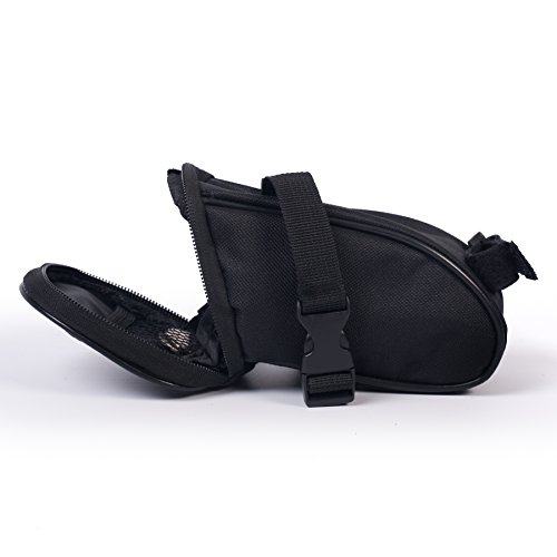 BTR Fahrrad Satteltasche. Kompakte Fahrradtasche. Schwarz. Wasserbeständig - 6