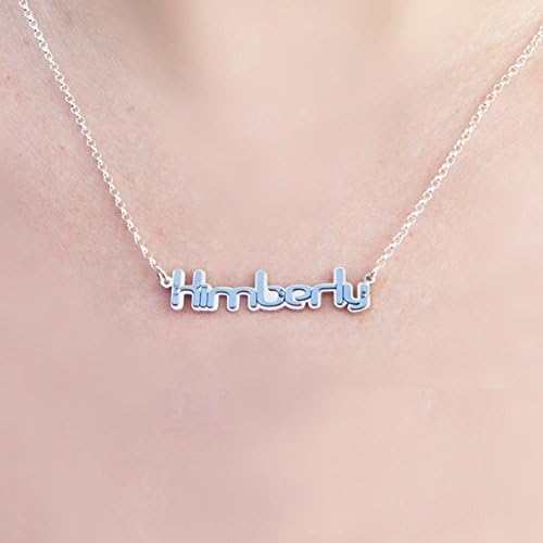Custom name necklace, Kimberly, name bar