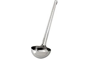 De Buyer - Louche monobloc en inox - Longueur 28 cm -, Argent