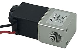 AOMAG Elektro Magnetventil Ventil DC12V 1/4 Zoll PT 2 Weg für Luft Wasser Ventil Öl Flüssigkeit NC 10 bar