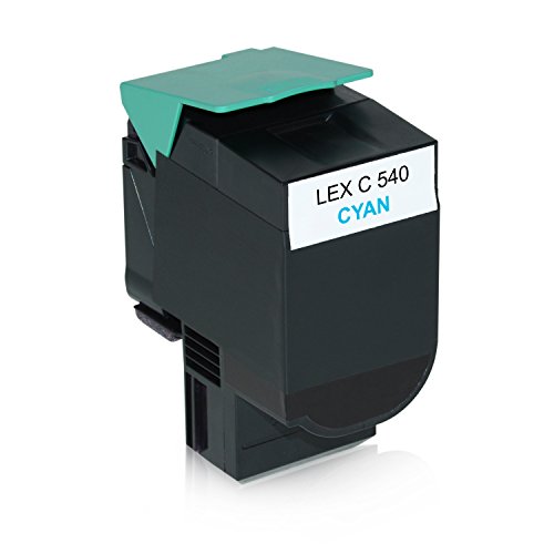 4 Toner kompatibel zu Lexmark C540N, C543DN, C544DN, C544DW, X543DN, X544DN, X546DTN, X548DE – Schwarz 2.500 Seiten, Color je 2.000 Seiten - 3