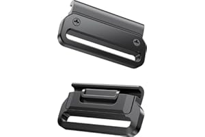 PANLOUTING 2 sztuki wymiennych metalowych adapterów do szybkiej wymiany paska do zegarka 22 mm, kompatybilne z zegarkami Garmin z przyłączem QuickFit