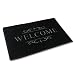 Produktbild Türmatte "Carera Welcome" 40 x 60 cm Fußabtreter, Fußmatten (Schwarz)