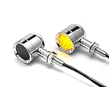  Led Blinker Motorrad Alu Kontrast Cut - Chrom - Custombikes & Trikes