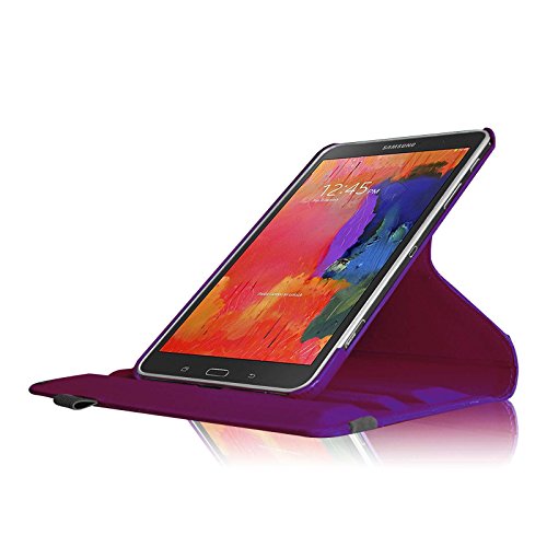 Fintie Samsung Galaxy Tab 4 7.0 Hülle – 360° Drehbarer Stand Smart Cover Case Schutzhülle Tasche Etui für Galaxy Tab 4 7.0 T230 T235 (7 Zoll) Tablet, Lila - 8