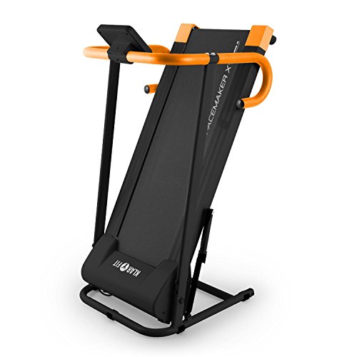 Klarfit Pacemaker X1 Laufband Heimtrainer (500 Watt, 10 km/h, Trainingscomputer, LCD-Display, zusammenklappbar) - 4