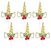 Produktbild KAIMENG 6 Stücke Kuchendeckel Einhorn Cupcake Dekorationen Hochzeit Geburtstag Party Supplies