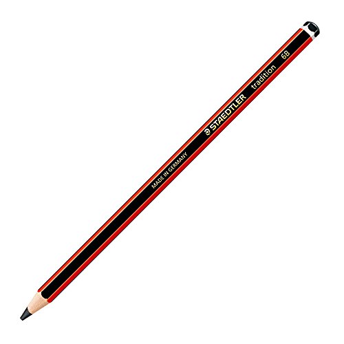 Staedtler 110-6B Tradition Bleistifte Härtegrad 6B 12 Stück