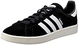 Hochwertiges Nubukleder Adidas Herren CAMPUS Sneaker, Schwarz (Black Bz0084), 40 EU