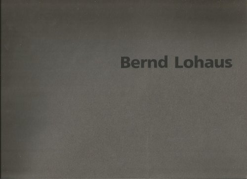couverture de : Bernd Lohaus au Mus&eacute;e d'Art Moderne.