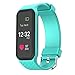 Produktbild Vectri Herzfrequenz-Monitor Bluetooth Smart Fitness Armband - Fitness Tracker - Smart Bracelet Sport Armband Schlaf Gesundheit Monitor Kompatible Android iOS Smartphone - Mehrfarb-Bildschirm (Grün)