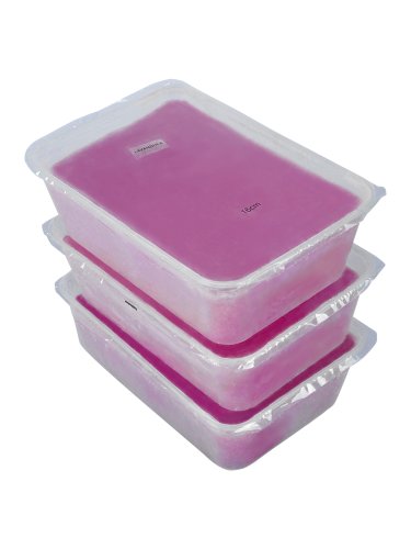 Hug Flight 450gX3 Block Lavender Professional Paraffin Wax Beauty Salon SPA Satin Skin Care