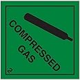 Adesivo Di Avvertimento Gas Infiammabile Vsafety: 100x100 Mm, Vinile Autoadesivo, Conforme EN ISO 7010, Nero/rosso - 2