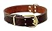 Produktbild Rantow Verstellbare Durable Padded feinstes Leder Hunde Halsband für große Hunde, justierbare Länge von 23,5 Zoll bis 27,5 Zoll, 1,57 Zoll Breitbild , Super Strong Doppelband Löcher (braun)