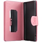 Cozy Hut® Schutzhülle / Cover / Handyhülle / Etui für Sony Xperia XA Ultra/F3211 6.0 Zoll Hülle, 3D Gemalte Entlastung Muster Design Folio PU Leder Schutzhülle Bookstyle mit 9 Kartenfächer PU Leder Hülle Wallet Case Folio Handyhülle Flip Cover Schale Tasche Brieftasche Bumper mit Kartenfächer und Magnetverschluss Handyhülle Case Flip Cover mit Frau und Katze Motiv für Sony Xperia XA Ultra – rosa - 3