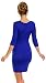 Happy Mama. Women's Maternity Jersey Tulip Dress Easy Breastfeeding S-4XL. 236p (Royal Blue, 10)