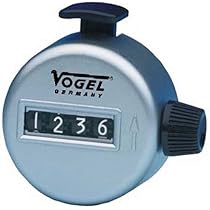 Compteur Manuel Mécanique PIQIUQIU - 4 Chiffres - Sans Piles - Boîtier Métal - Idéal Inventaire