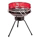 Produktbild Rundgrill, dreibeinig, verchromtes Rost, 33Ø x 49 cm - Camping Holzkohlegrill BBQ Grill Barbeque Campinggrill Standgrill
